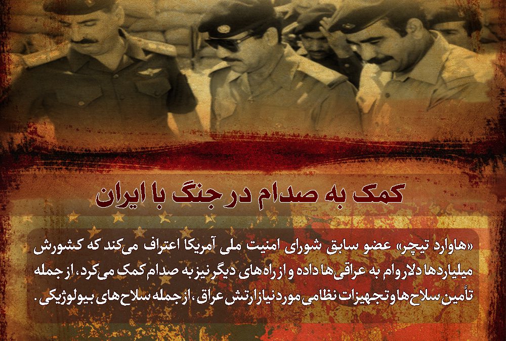 کمک به صدام در جنگ با ایران