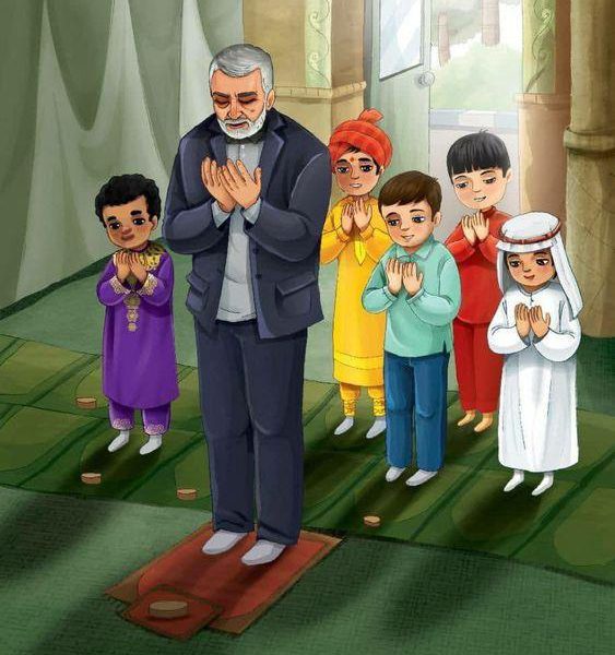 چگونگی انس کودکان با نماز